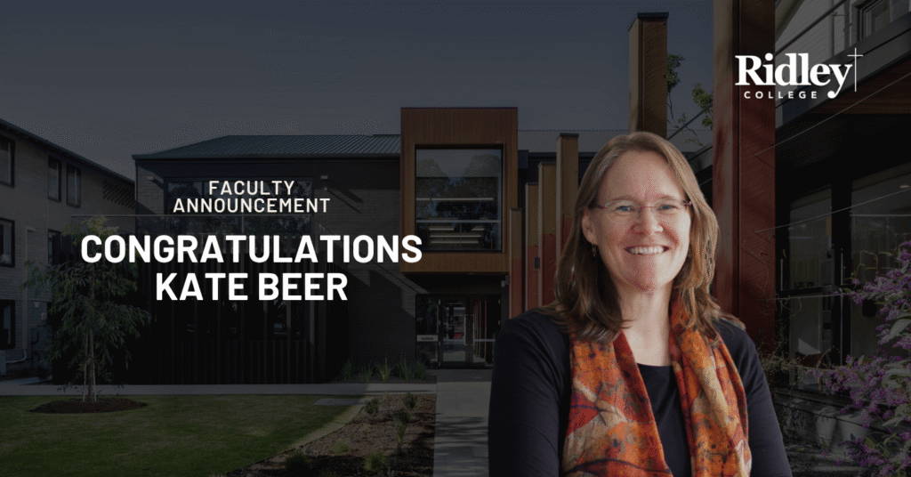 Faculty Announcement: Congratulations Kate Beer